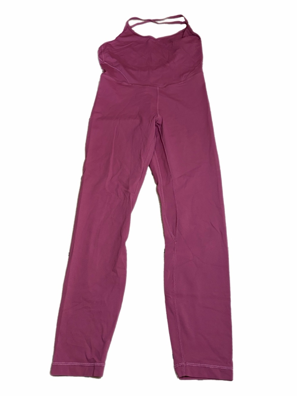 Lululemon Align Cross-Back Bodysuit 25” (Washed Mauve) Size Small (4/6)